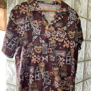 Reel Big Fish Collared Button Up Shirt